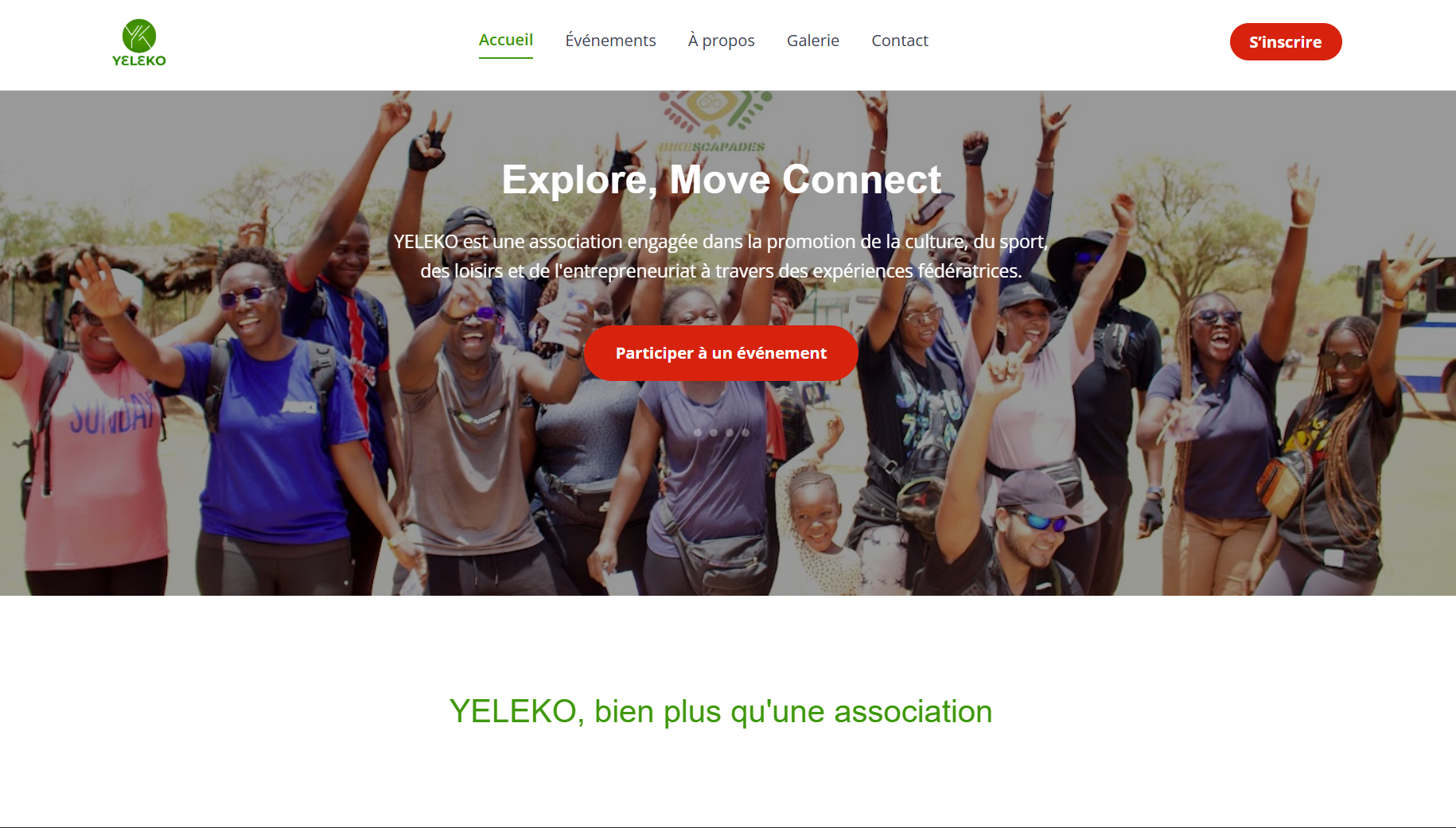 Application Web pour YELEKO
